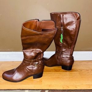 Liz Claiborne tall boots brown
